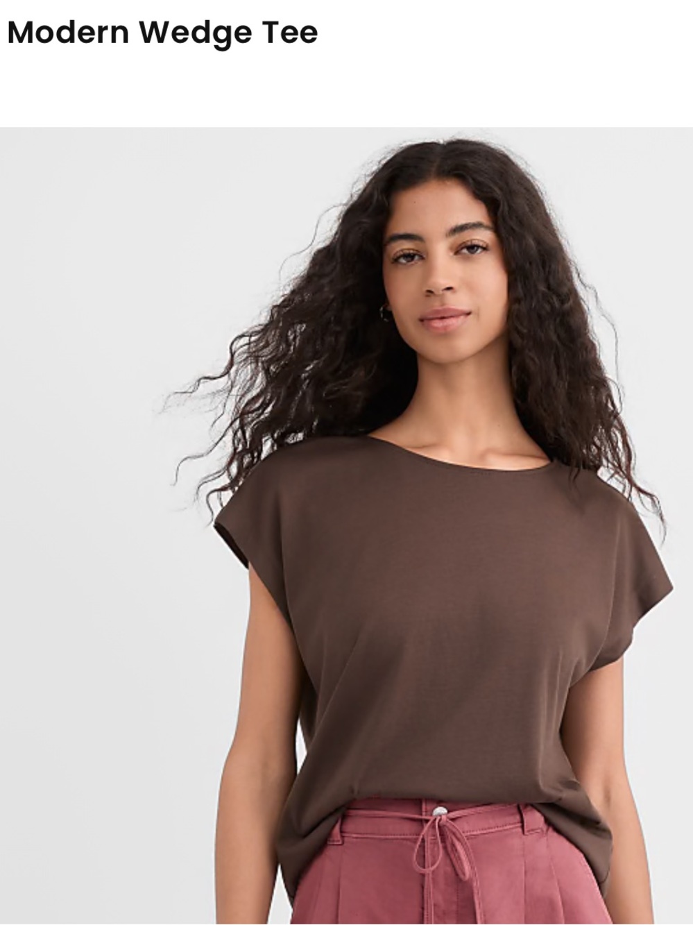NWT LOFT bundle of four (4) Modern Wedge Tee shirts, size Large - Picture 4 of 7